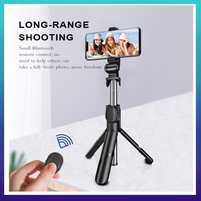 Tripod Bluetooth XT02/XT10 Selfie Stick Tripod Mobile Phone Selfie