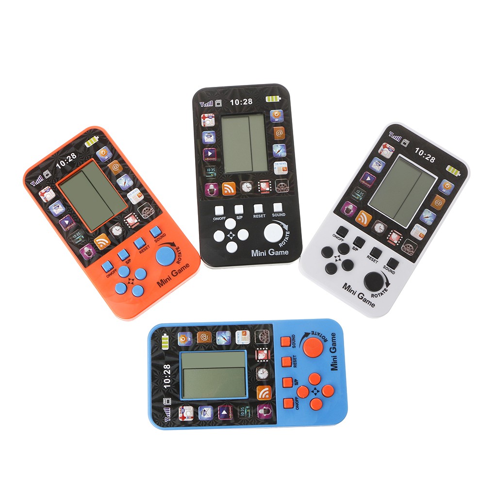 LCD Electronic Classical Tetris Brick Game Machine Pocket Puzzle Toy Phone  Shape | Shopee Malaysia