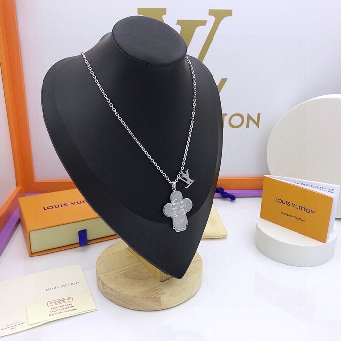 Necklace for UNISEX accessories 925 silver chain LV'S M69460 SOUND