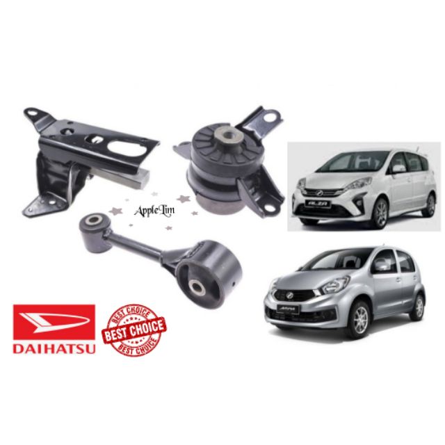 Daihatsu Engine Mounting Set For Perodua Myvi LAGI Best 1.5, Alza 1.5 ...