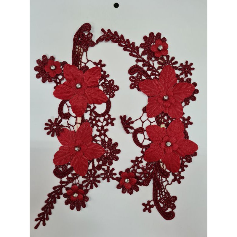 Lace Patch /Bunga Tampal 2PCS | Shopee Malaysia
