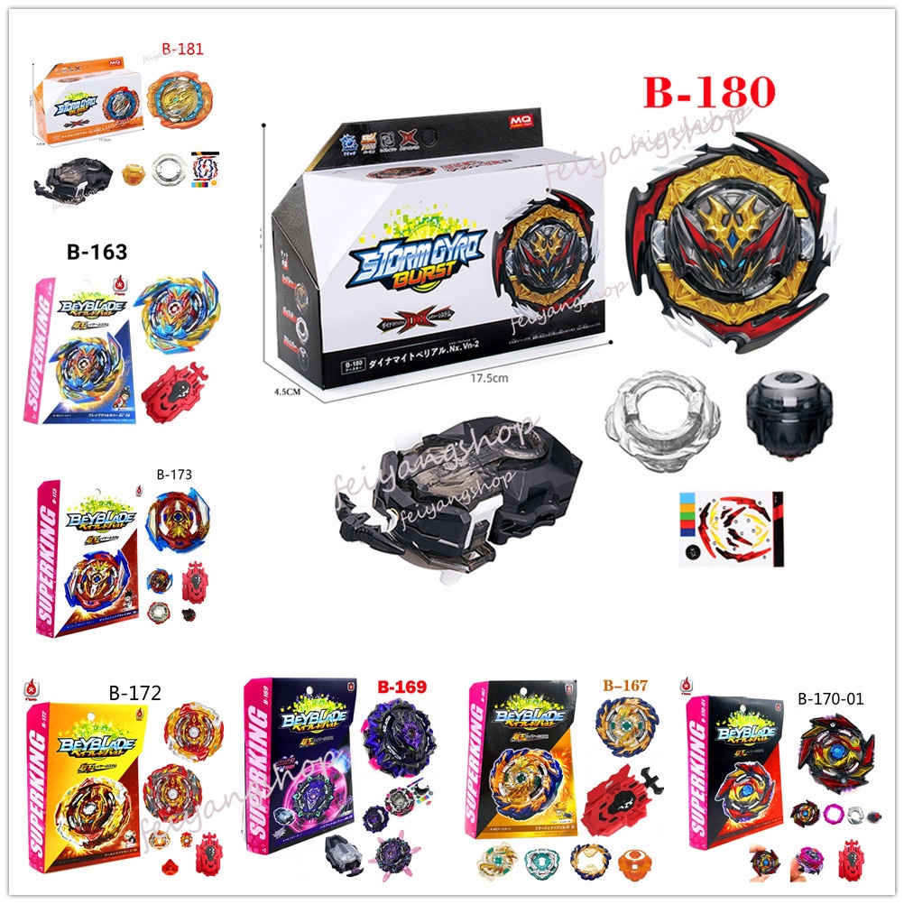 Beyblade Burst B 181 Cyclone Ragnaruk B 173 Infinite Achilles B 180 Dynamite Belial B 172 World 3542