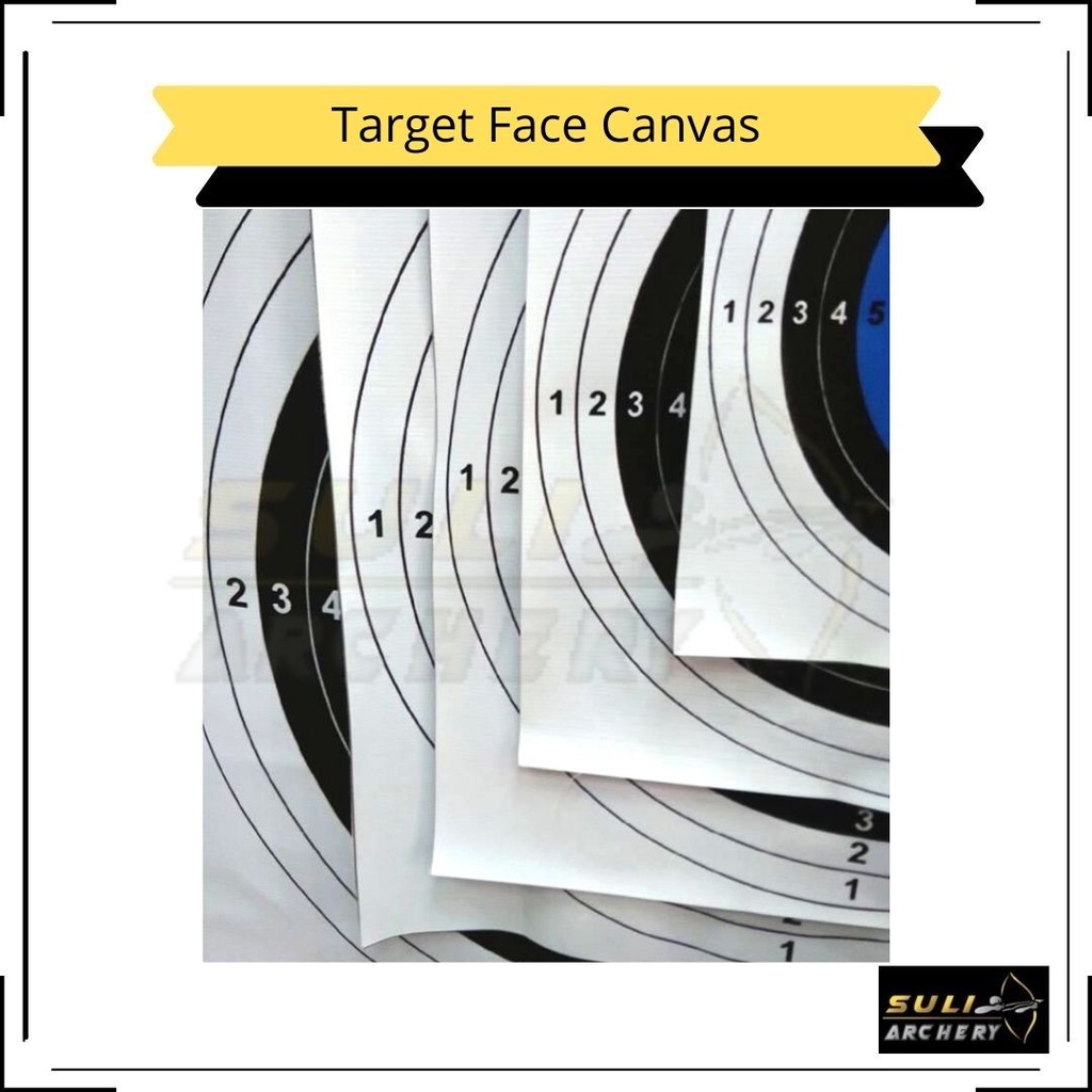 TARGET FACE CANVAS MULTIPLE SIZES | Shopee Malaysia
