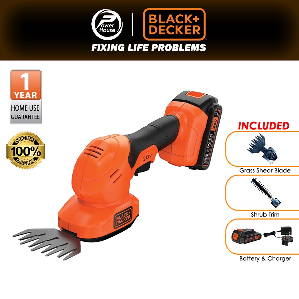 Black & Decker Shear Shrubber Cordless GSL35