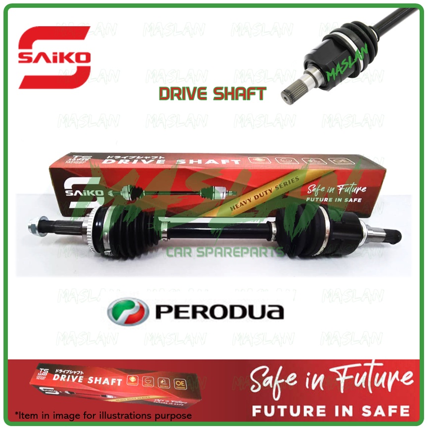 SAIKO Genuine Drive Shaft PERODUA KENARI, KELISA, VIVA 1.0 Shopee