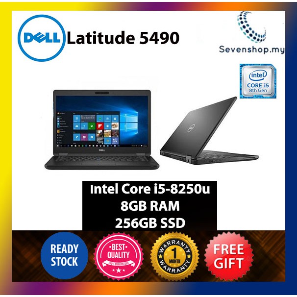 Dell Latitude 5490 Intel Core i5-8250u 8GB RAM 256GB SSD 14 Inch