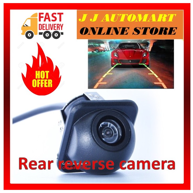 HD car reverse camera rear view color waterproof 170° parking monitor ...