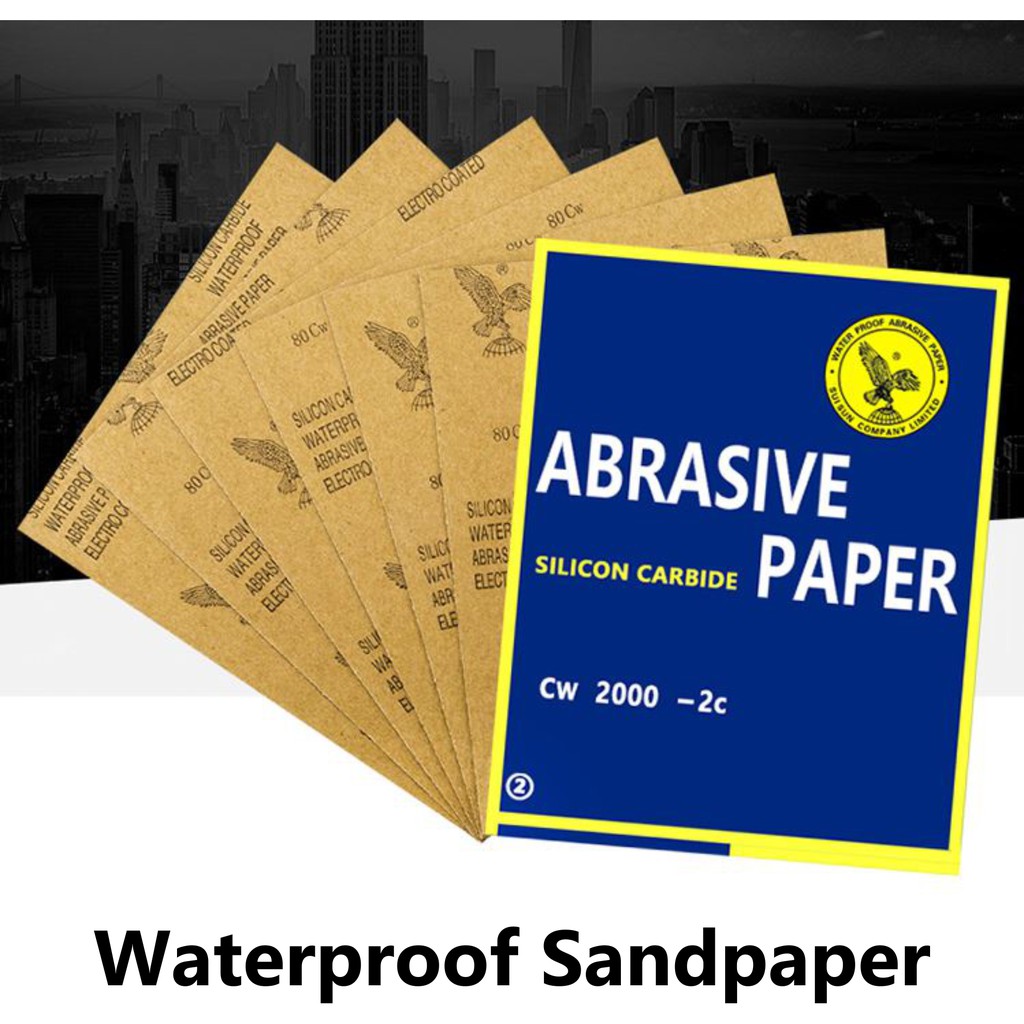 Sandpaper Waterproof Silicone Carbide Electro Coated Sandpaper Eagle