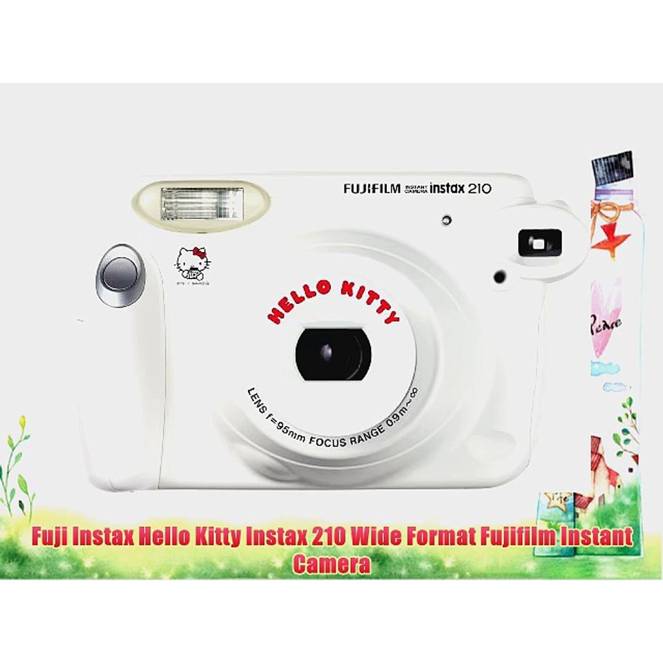 Hello Kitty Fujifilm outlets Instax 210 wide poloroid camera