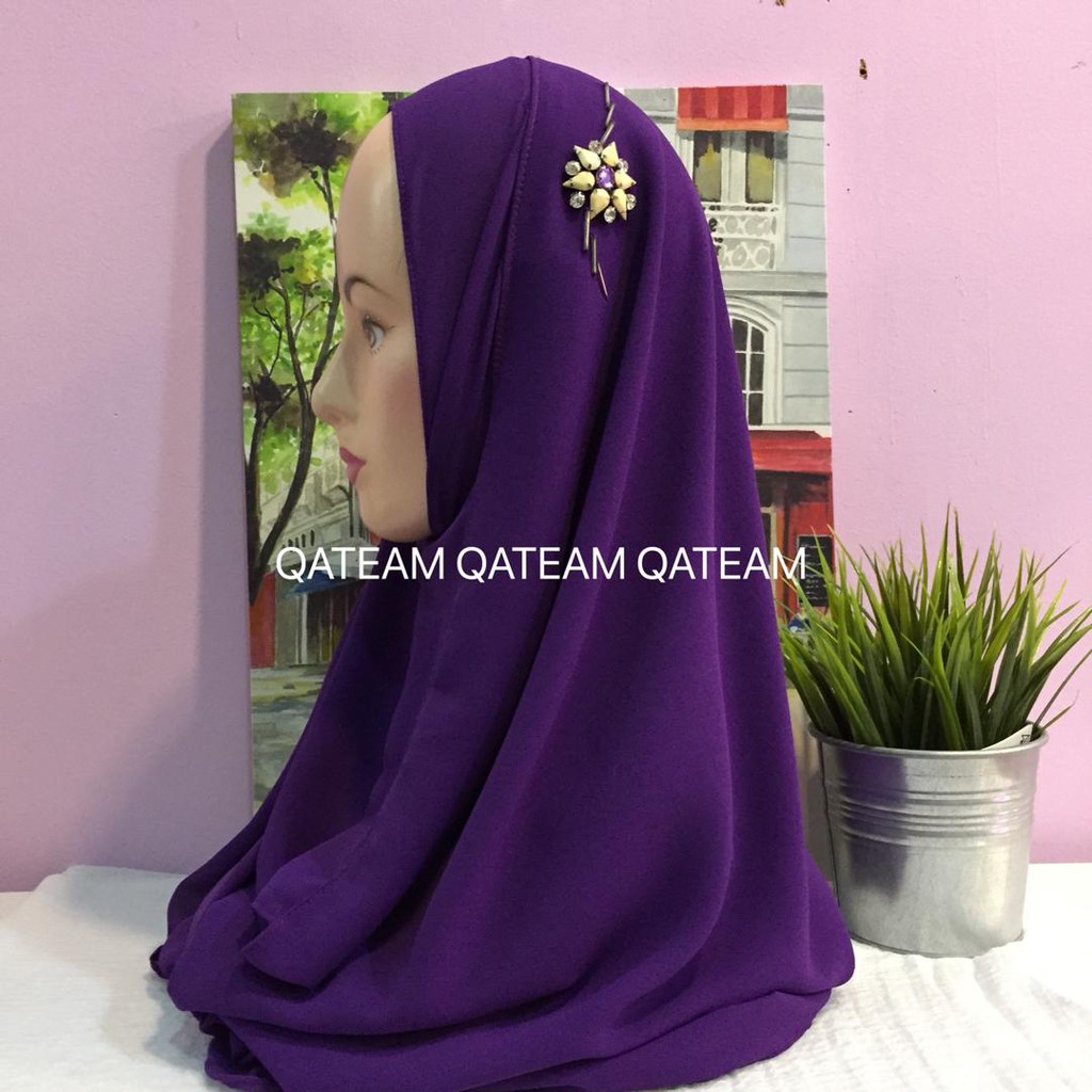 neelofa instant shawl