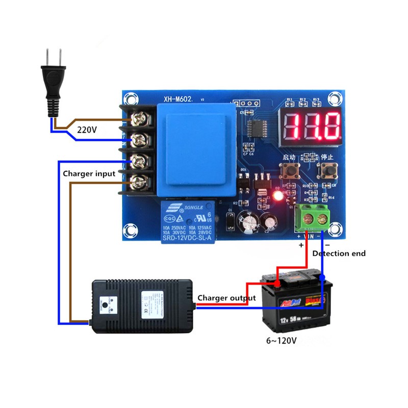 Digital Control Battery Lithium Battery Charging Control Module Battery ...