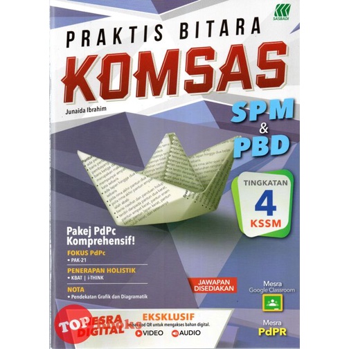 [topbooks Sasbadi] Praktis Bitara Komsas Spm Pbd Tingkatan 4 Kssm 2022