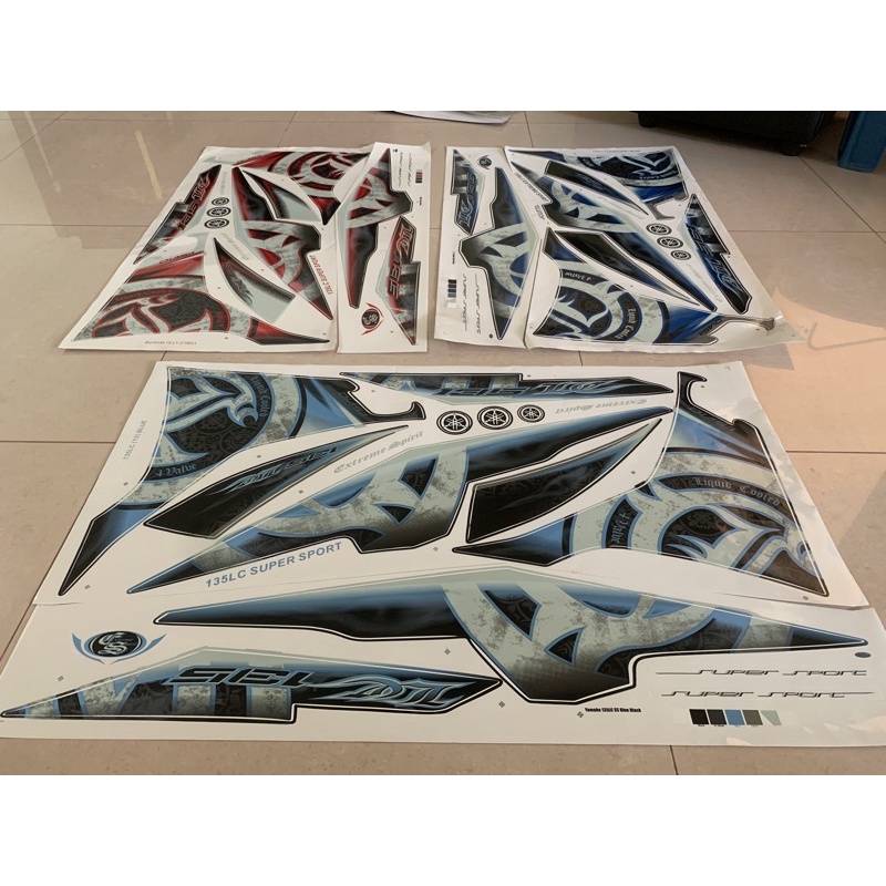 Yamaha lc135 new v2-v6 body sticker/decal /stripe(13) | Shopee Malaysia