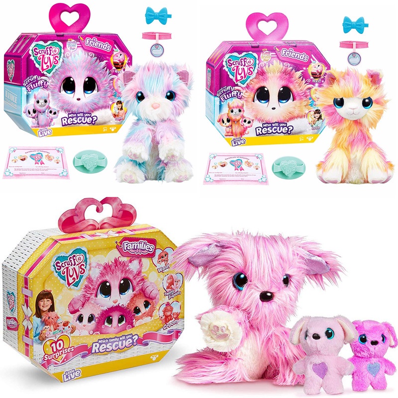 2022 New Scruff A Luvs Family Plush Toys Little Live Pets Alpaca Bear 
