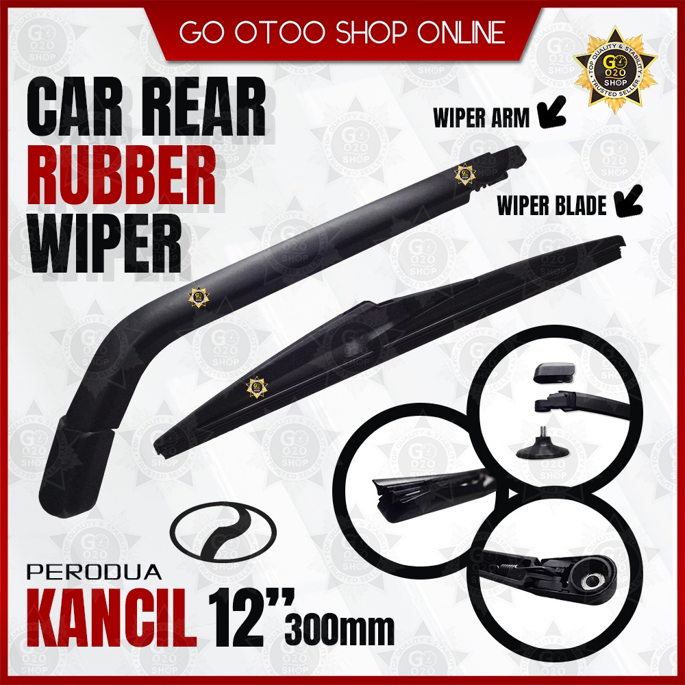 Car Rear Wiper Arm Rear Wiper Blade with Arm For Myvi Viva Kelisa ...