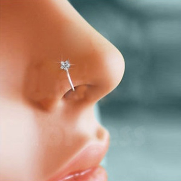 Shiny on sale nose stud