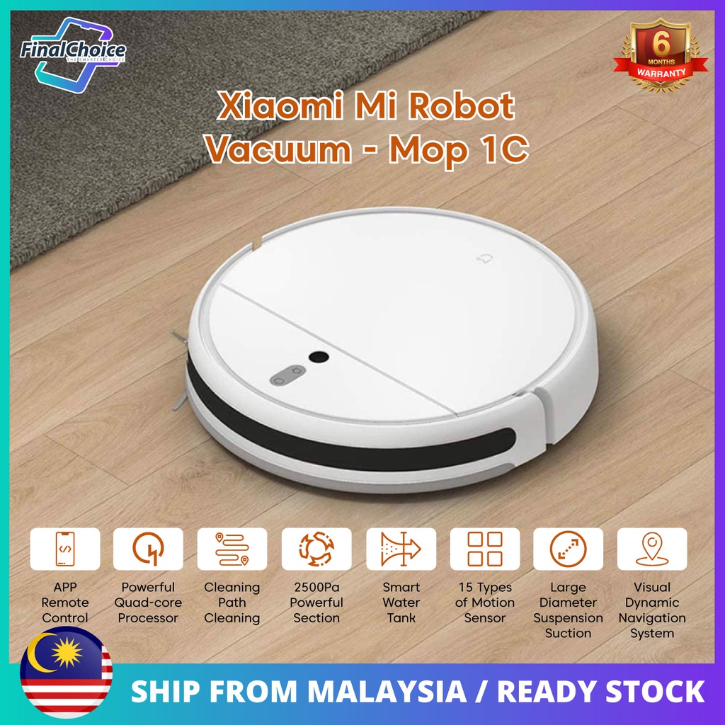 Xiaomi Robot Vacuum E10 B112, 1 Year Mi Malaysia Warranty