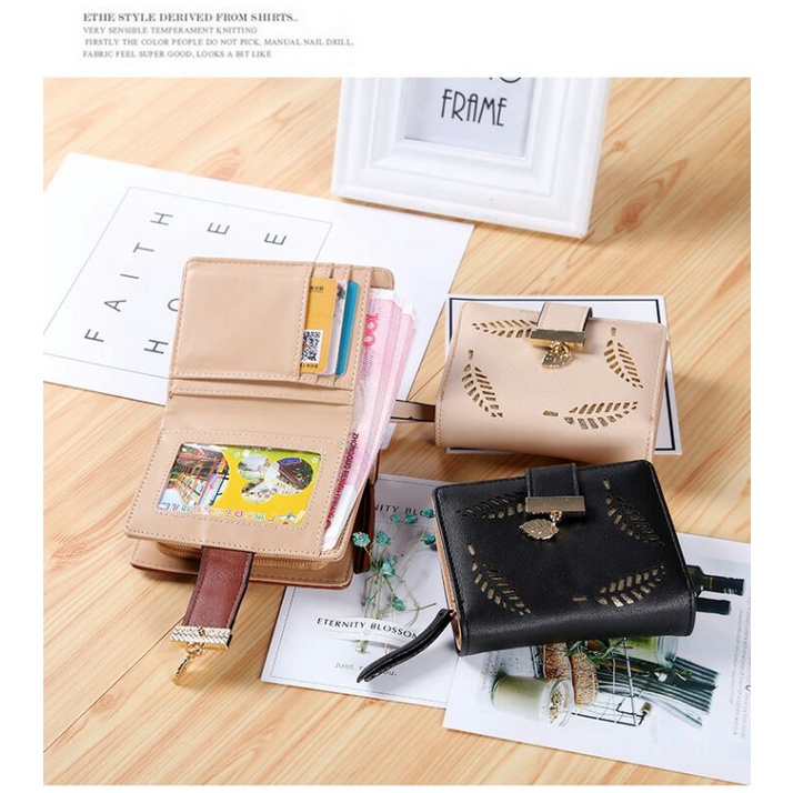 Dompet wanita mini pendek beg kad lipat perempuan pendek pelbagai ...