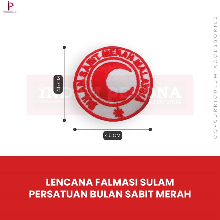 LENCANA FALMASI PERSATUAN BULAN SABIT MERAH (PBSM) | Shopee Malaysia