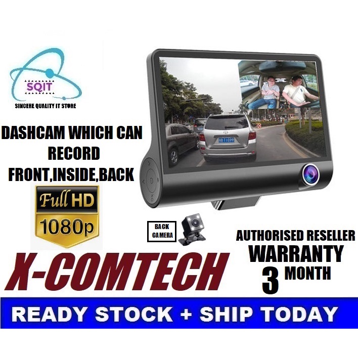 X-COMTECH CAMCORDERS DASHCAM CAR CAMERA RECORDER 1080P | Shopee Malaysia