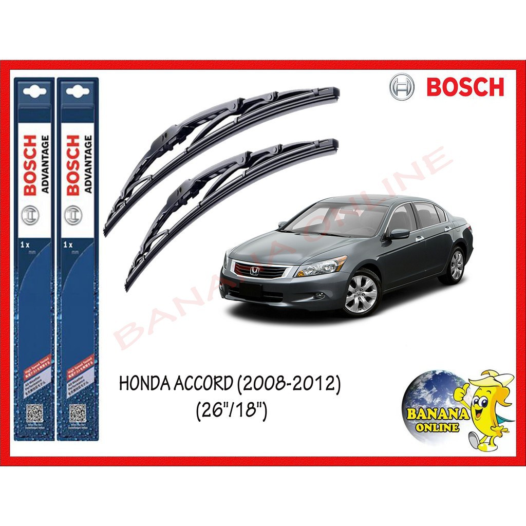 💯ORIGINAL💯 Bosch Advantage Wiper Honda Accord (20082012) 26''/18