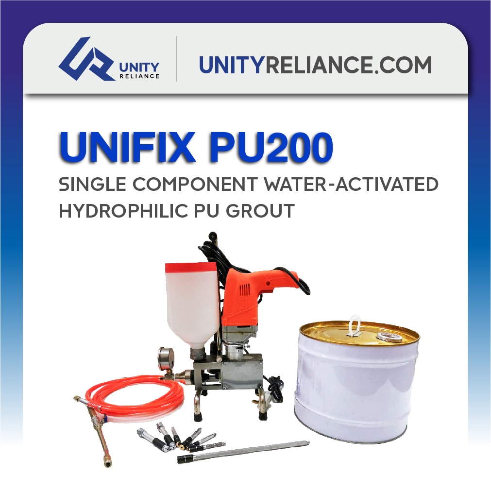 New Enhanced / One Part Hydrophobic Polyurethane Foam Grout for Water