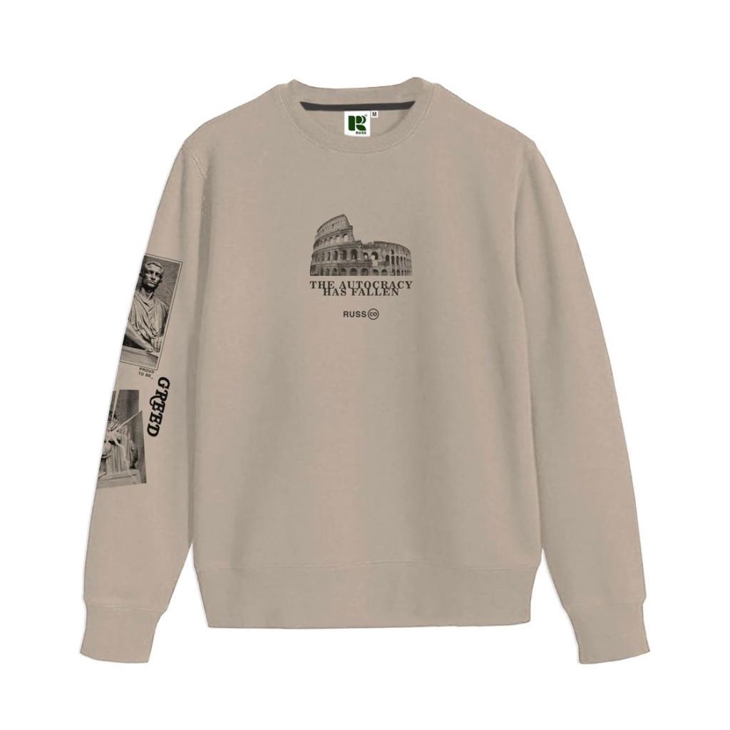 Crewneck Autocracy Cream Full Lebel Uniqlo l Sweater North South East ...