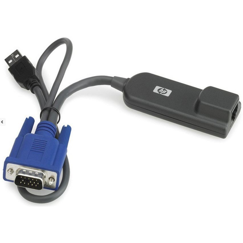 Original HP KVM USB CONSOLE INTERFACE ADAPTER SWITCH MODULE VGA RJ