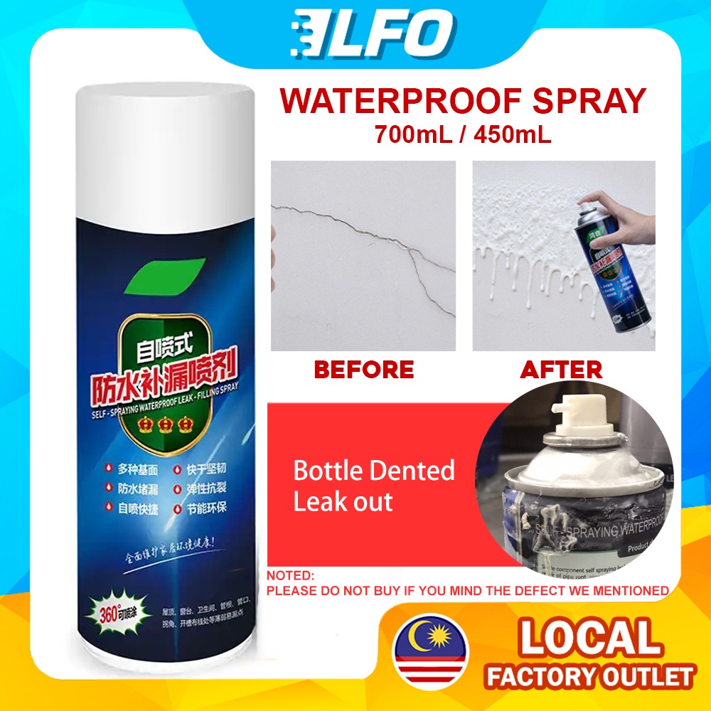 Lfo 700ml Repair Building Base Roof Cracks Waterproof Spray Treatment 