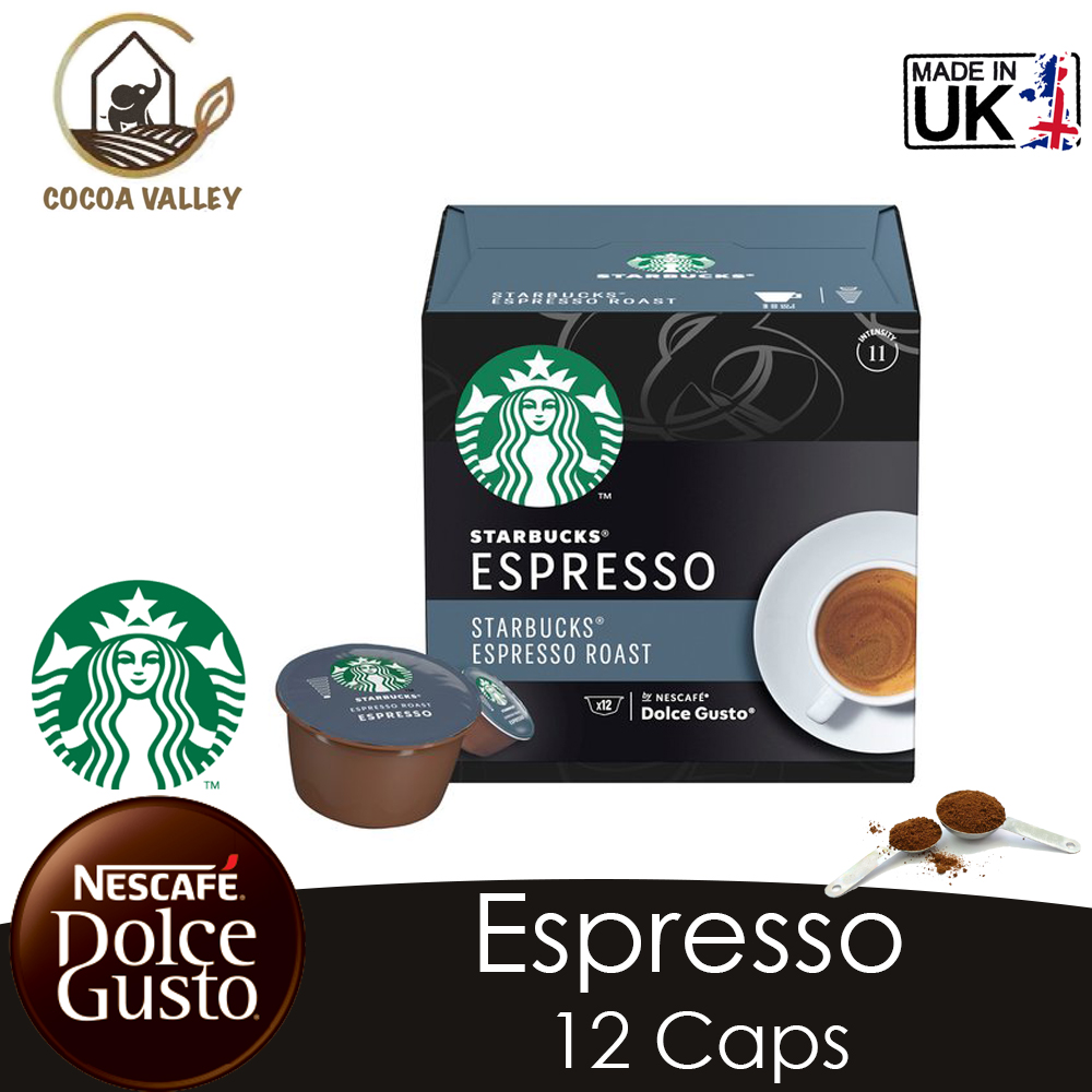 Starbucks Dolce Gusto Espresso Roast 12 Caps (Made in EU) Shopee Malaysia