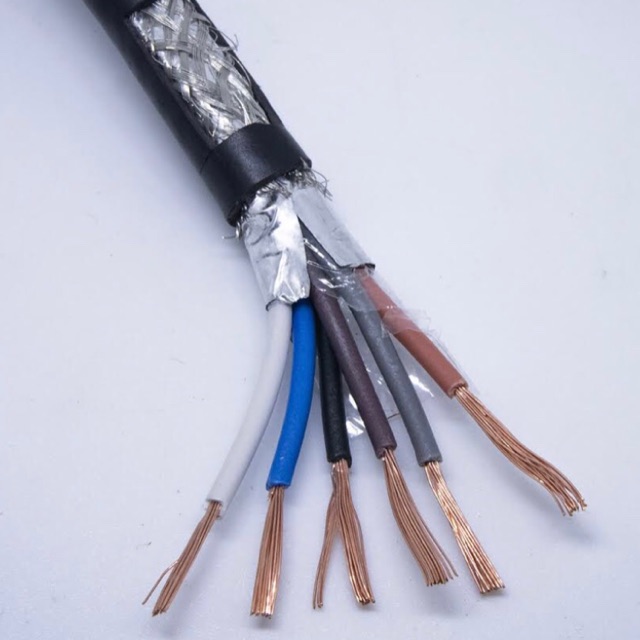 6-core control signal wire with copper core anti-interference (unit ...