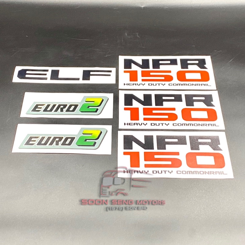 Isuzu Npr 150 Sticker Set For Malaysia Isuzu Npr75uhh, Npr75ukh 