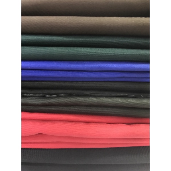 58” Kain TC drill/ TC cloth/kain cotton canvas/ seluar uniform | Shopee ...