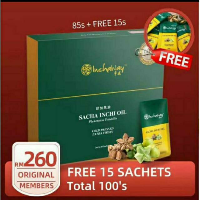 Inchaway Sacha Inchi oil 宇威印加果油 (Halal) | Shopee Malaysia