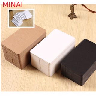 Kraft Study Memo Paper Card Note Pads Vintage Kraft Paper Card Blank ...