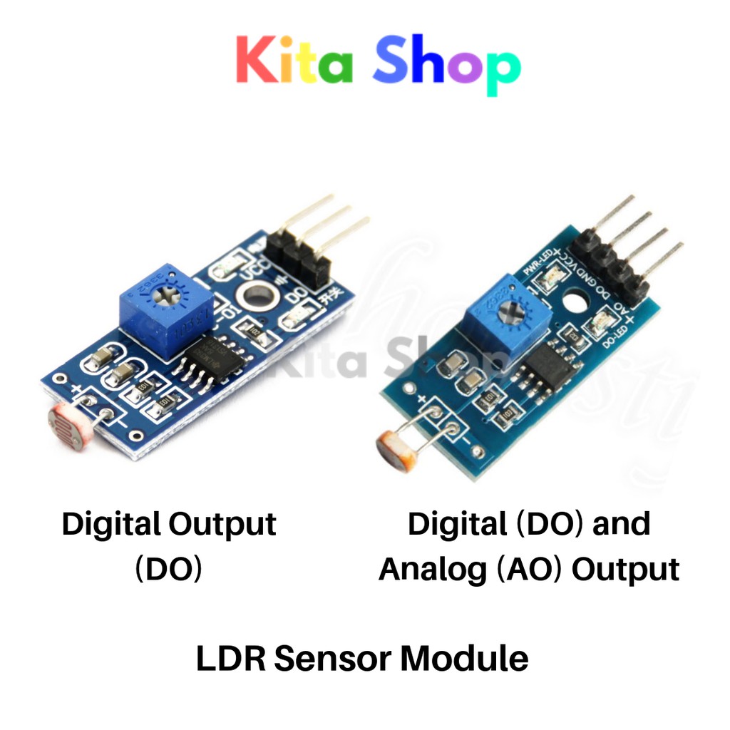Light Sensor Module (Light Dependent Resistor LDR) Shopee Malaysia