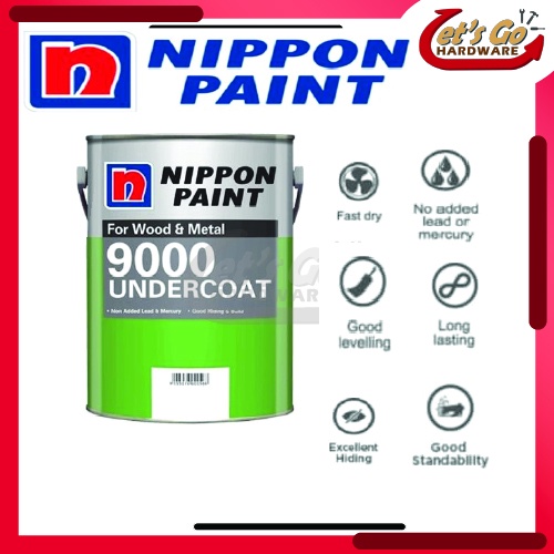 9000 1l Nippon Paint Undercoat For Wood And Metal 