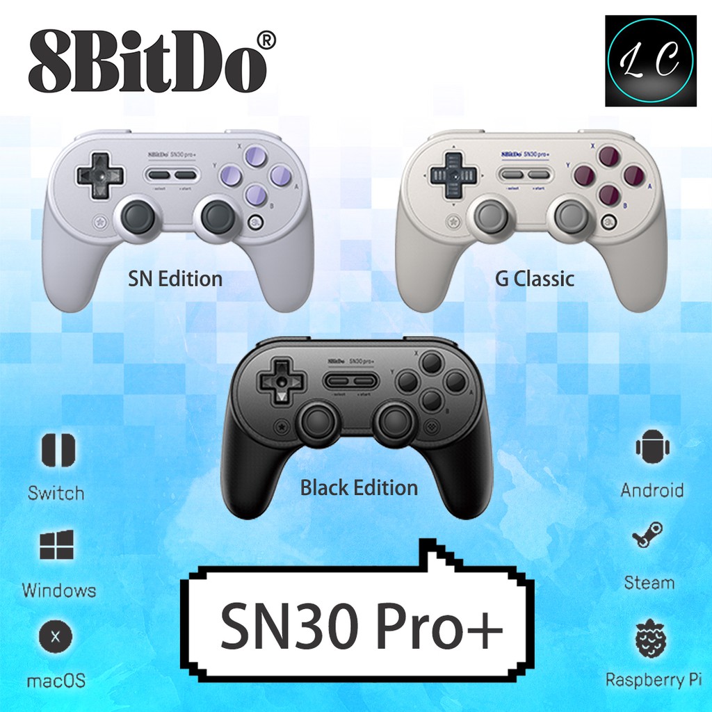 8Bitdo SN30 Pro+ SN30 Pro Plus Bluetooth wireless Gamepad Controller for Windows Android macOS