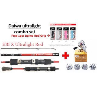 Combo Ultralight Set Daiwa Crossfire LT 1000 With Daiwa EBI X