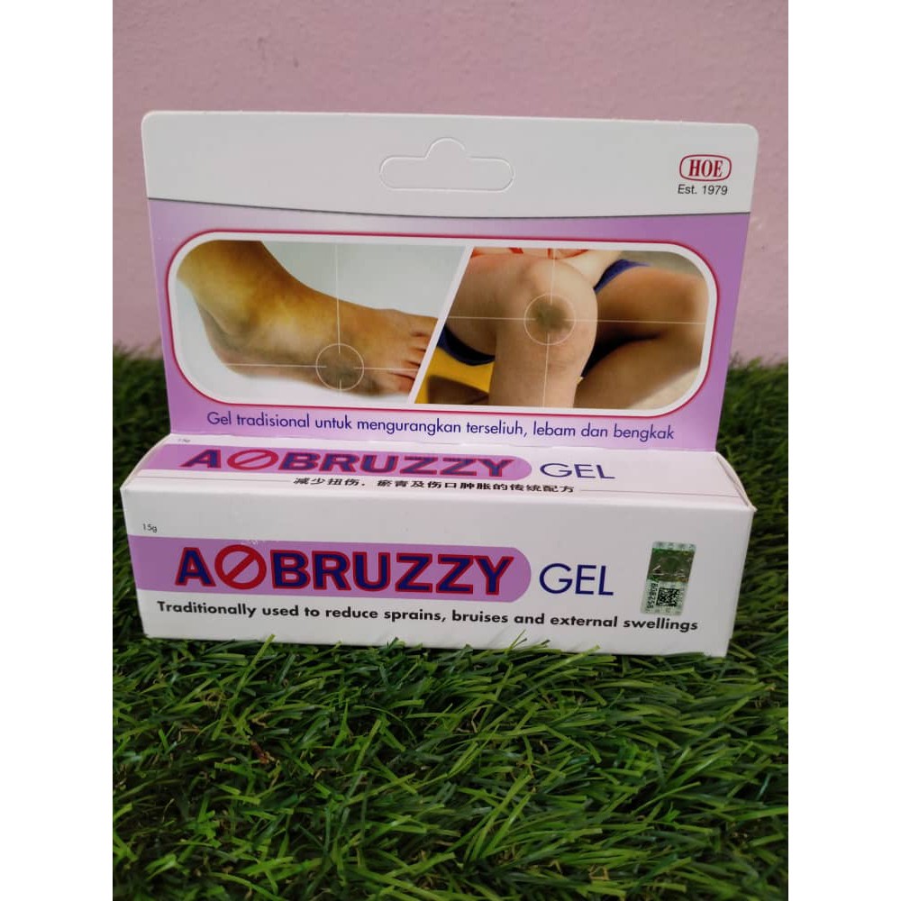 A BRUZZY GEL REDUCE SPRAINS, BRUISES AND EXTERNAL SWELLINGS 15G ...