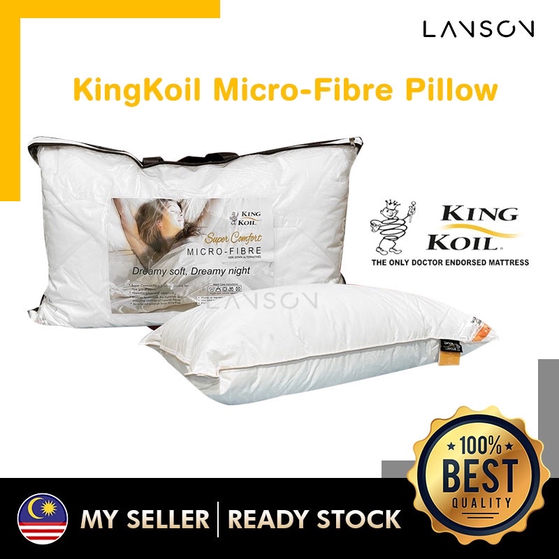 King Koil supercomfort pillow 5 star Micro fibre pillow bantal premium pillow ready stock Shopee Malaysia