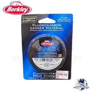 BERKLEY VANISH 100% FLUOROCARBON LEADER, 6LB / 8LB / 10LB