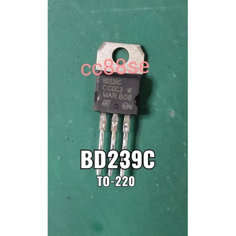 BD239C BD239 TO-220 N-CHANNEL TRANSISTOR | Shopee Malaysia