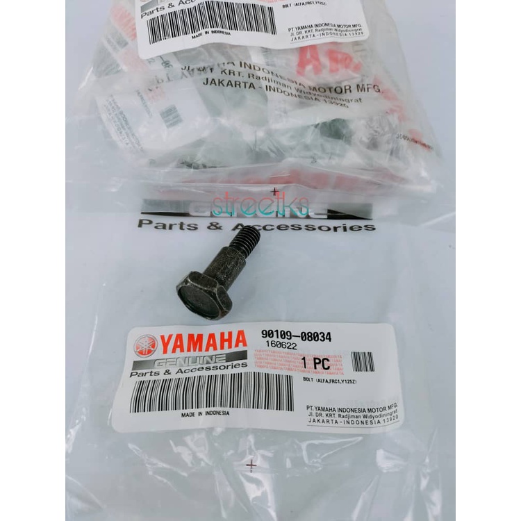 YAMAHA ORIGINAL Y125ZR / Y15ZR / 135LC / 135LC (N) SCREW YAMAHA ORIGINAL Y125ZR / Y15ZR / 135LC / 135LC (N) SCREW