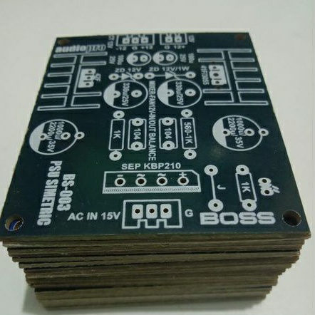 15 Volt CT 3A BOSS BS 003 Symmetrical Power Supply PCB | Shopee Malaysia