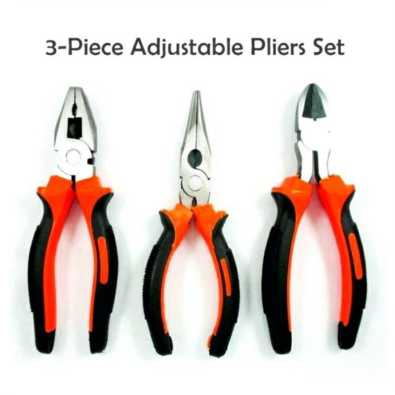 6 Combination Plier Long Nose Plier Diagonal Plier Playar Gabung