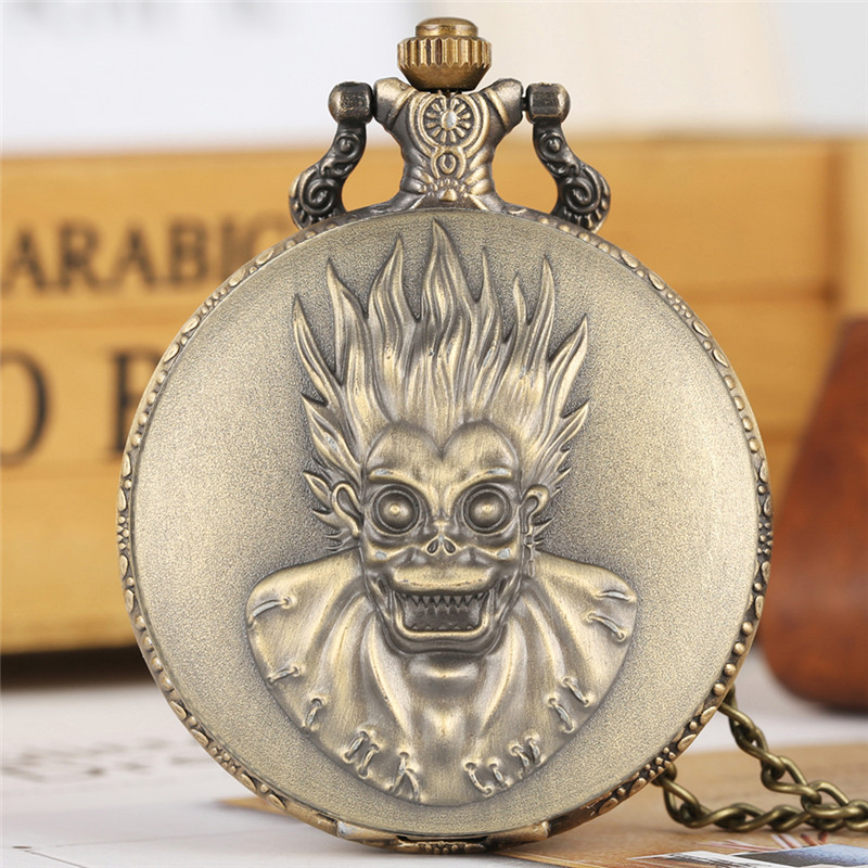 Steampunk Monkey King Pattern Alloy Case Men Boy Quartz Pocket Watch ...