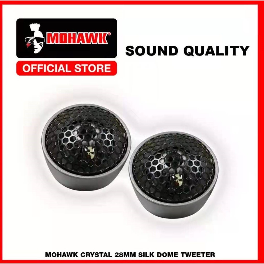 Mohawk Car Audio Tweeter Mc Crystal Series Original Shopee Malaysia