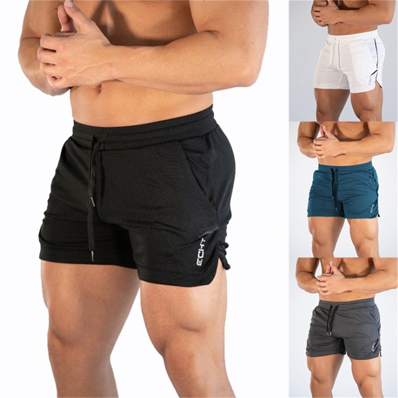 Men's Shorts 2021 Mens Fitness Bodybuilding Man Summer Gyms Workout Male  Breathable Mesh Quick Dry Sportswear Jogger Beach Short Pants