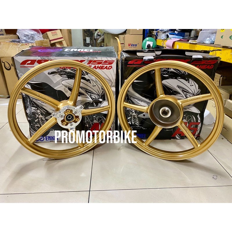 NVX155 NVX SPORT RIM 522 ENKEI 1.6x1.6 17inch CONVERT FULL SET CUSTOM ...
